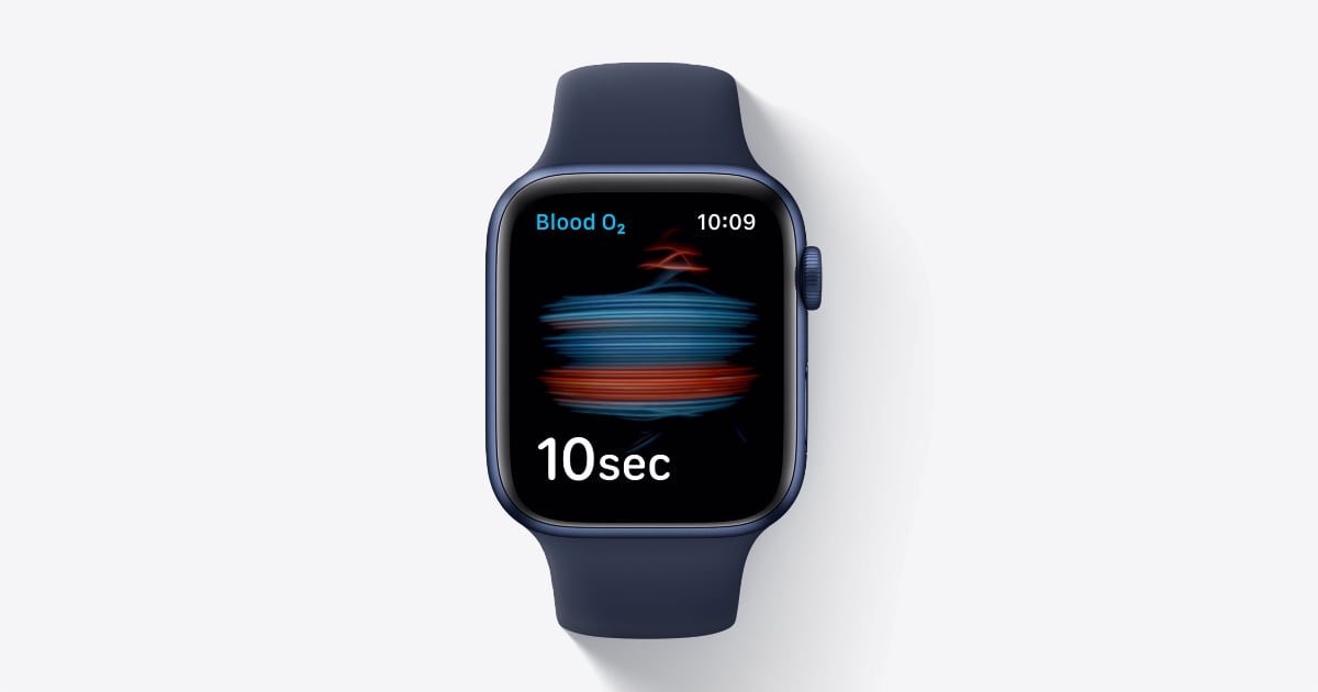 Apple Watch Blood Tlen Redesign przywraca w nas Spo2