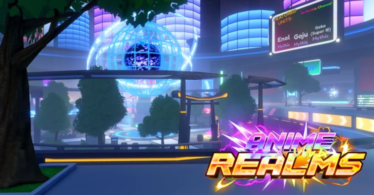 Kody anime Realms (lipiec 2025)