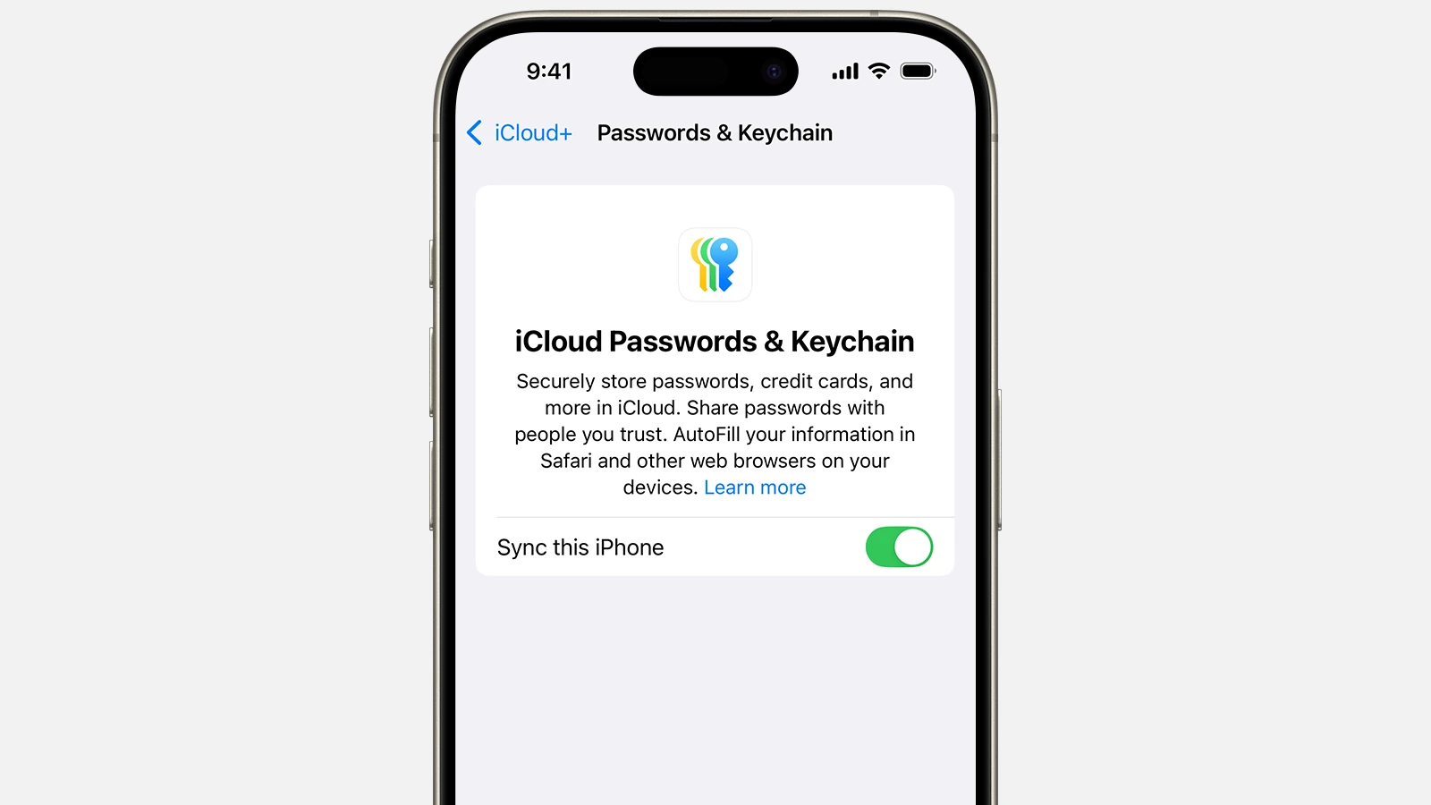 Udostępnianie haseł na iPhonie
